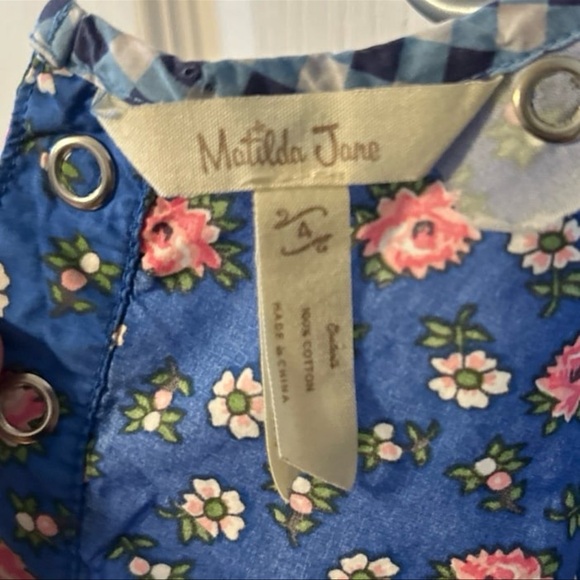 Matilda Jane Girls Size 4 Floral top - Picture 5 of 7